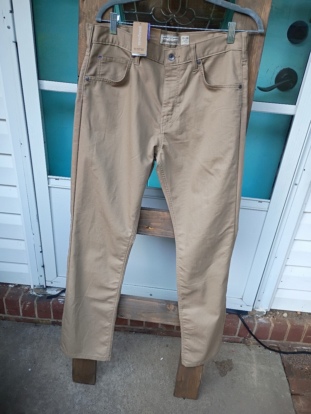 PAYAGONIA 33X30 INSEAM 30BMAJAVE KHAKI PERFORMANCE TWILL JEANS ORGANIC NWT